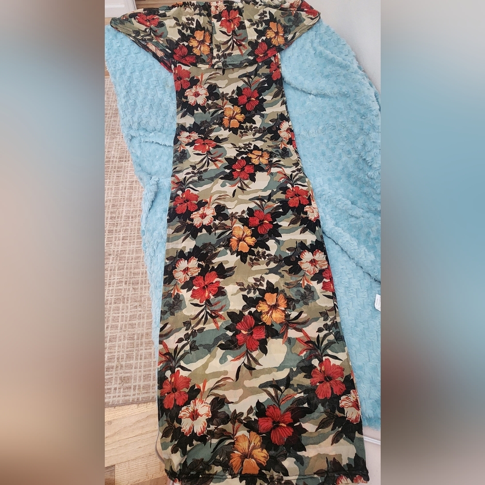Floral Camouflage Scarf